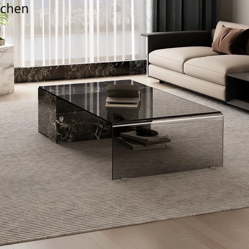Coffee Tea Home - Mesa de centro italiana minimalista para