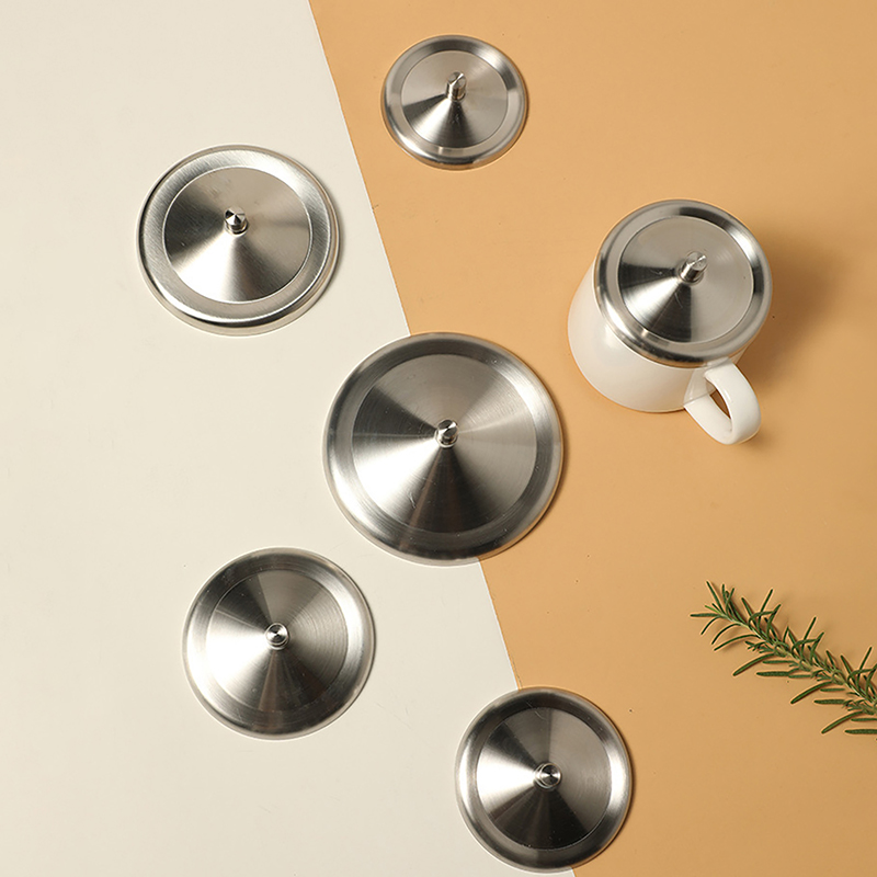 Coffee Tea Replacement - Tapas de Acero Inoxidable para Tazas