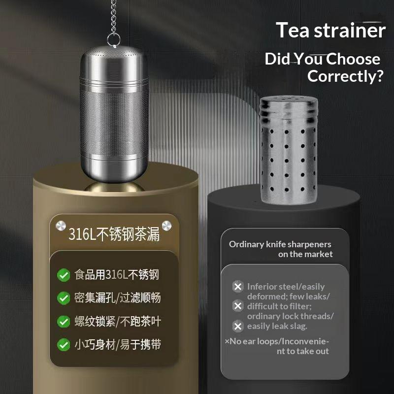 Coffee Tea Leaf - Infusor de té de acero inoxidable,