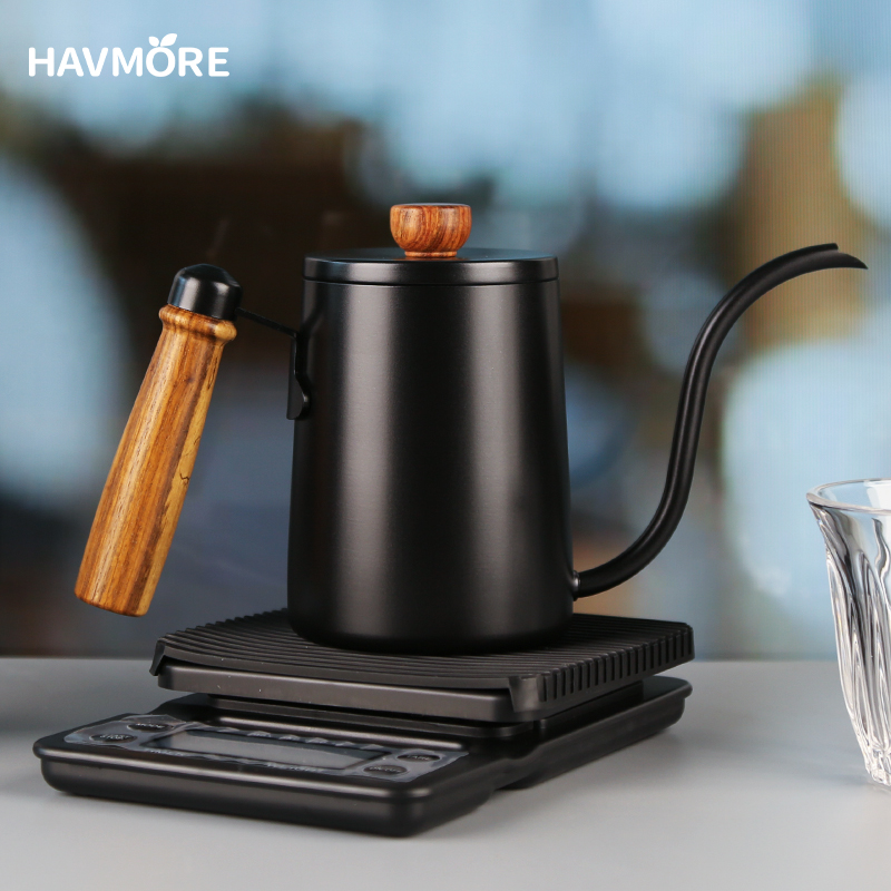 Coffee Tea Pot - Tetera de acero inoxidable con cuello
