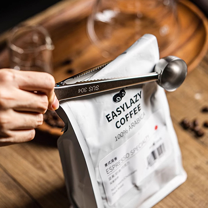 Coffee Tea Leaf - Cuchara de Café de Acero Inoxidable