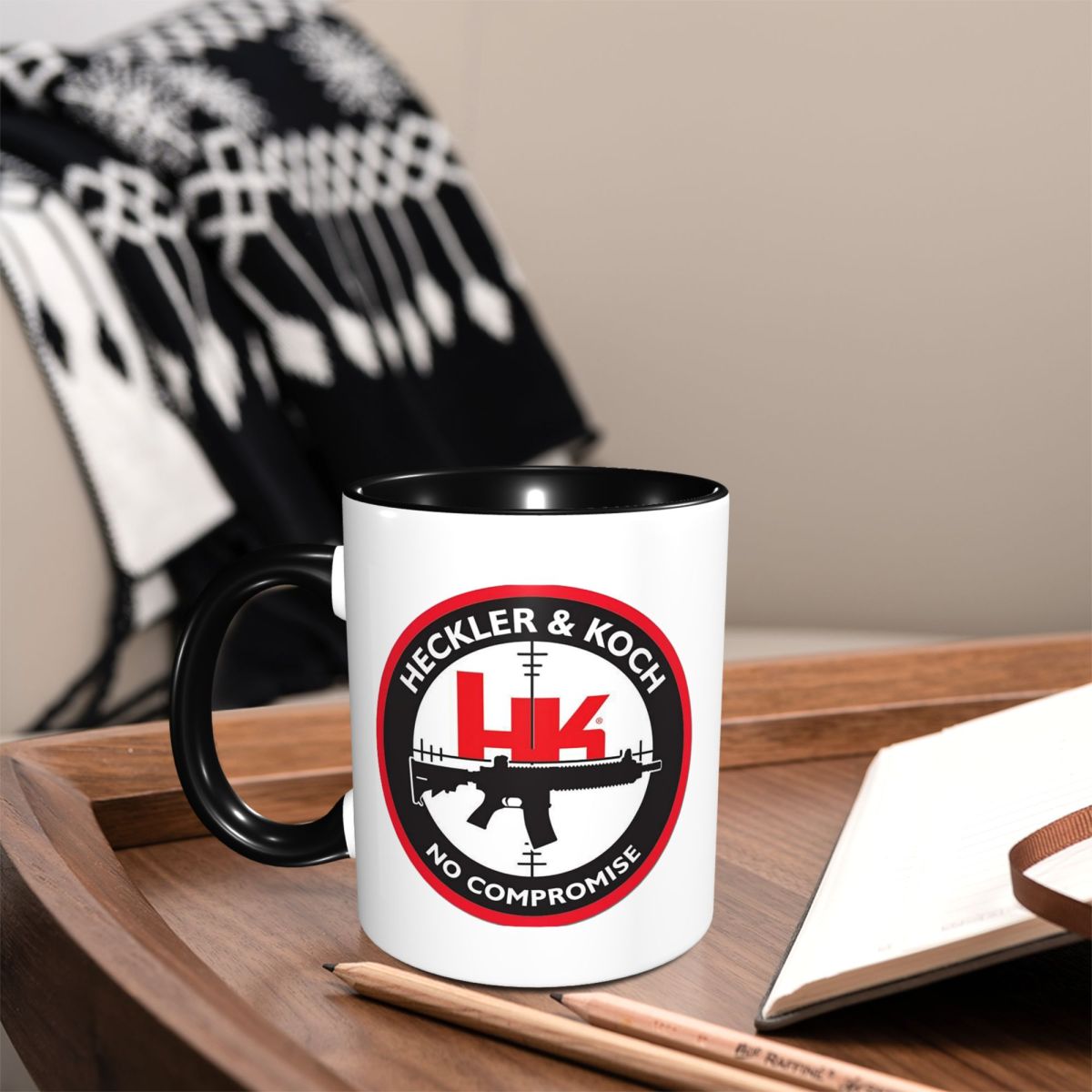 Coffee Tea Hk - Taza con logotipo Heckler Koch Hk,
