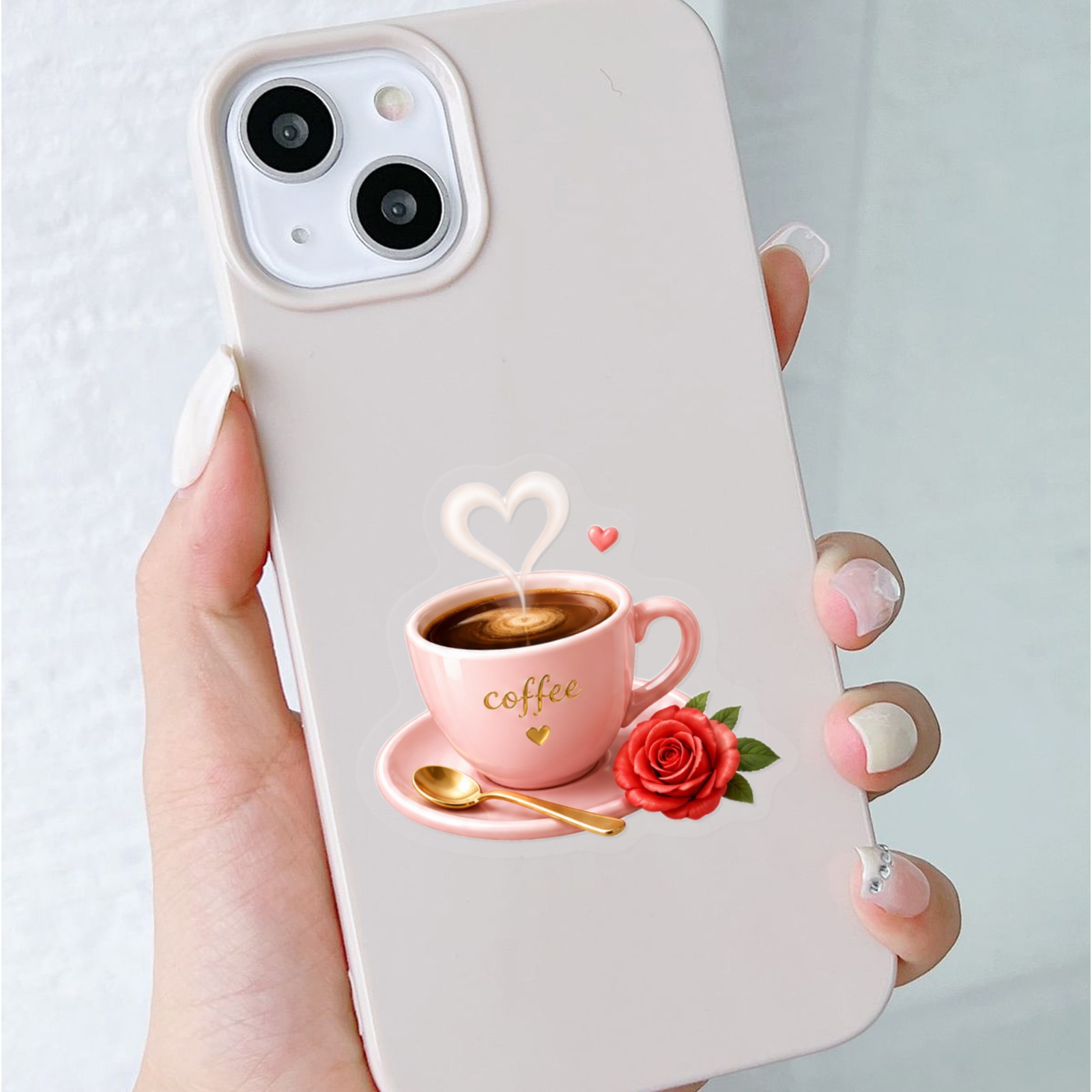 50 Pegatinas de PET Impermeabl - Coffee Tea Journal reseña y precio