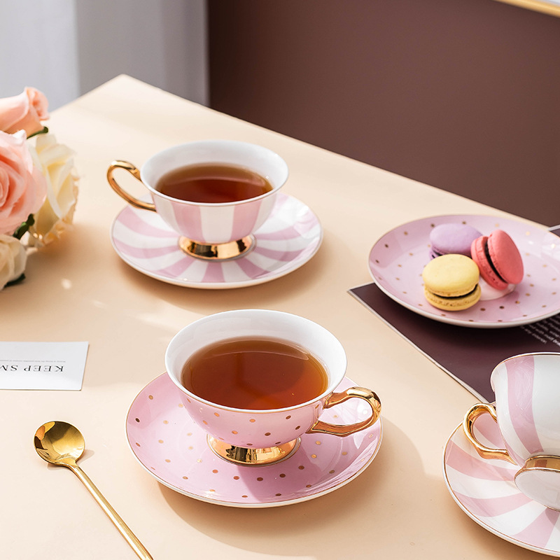 Tazas de Café de Cerámica Rosa - Coffee Tea Home reseña y precio