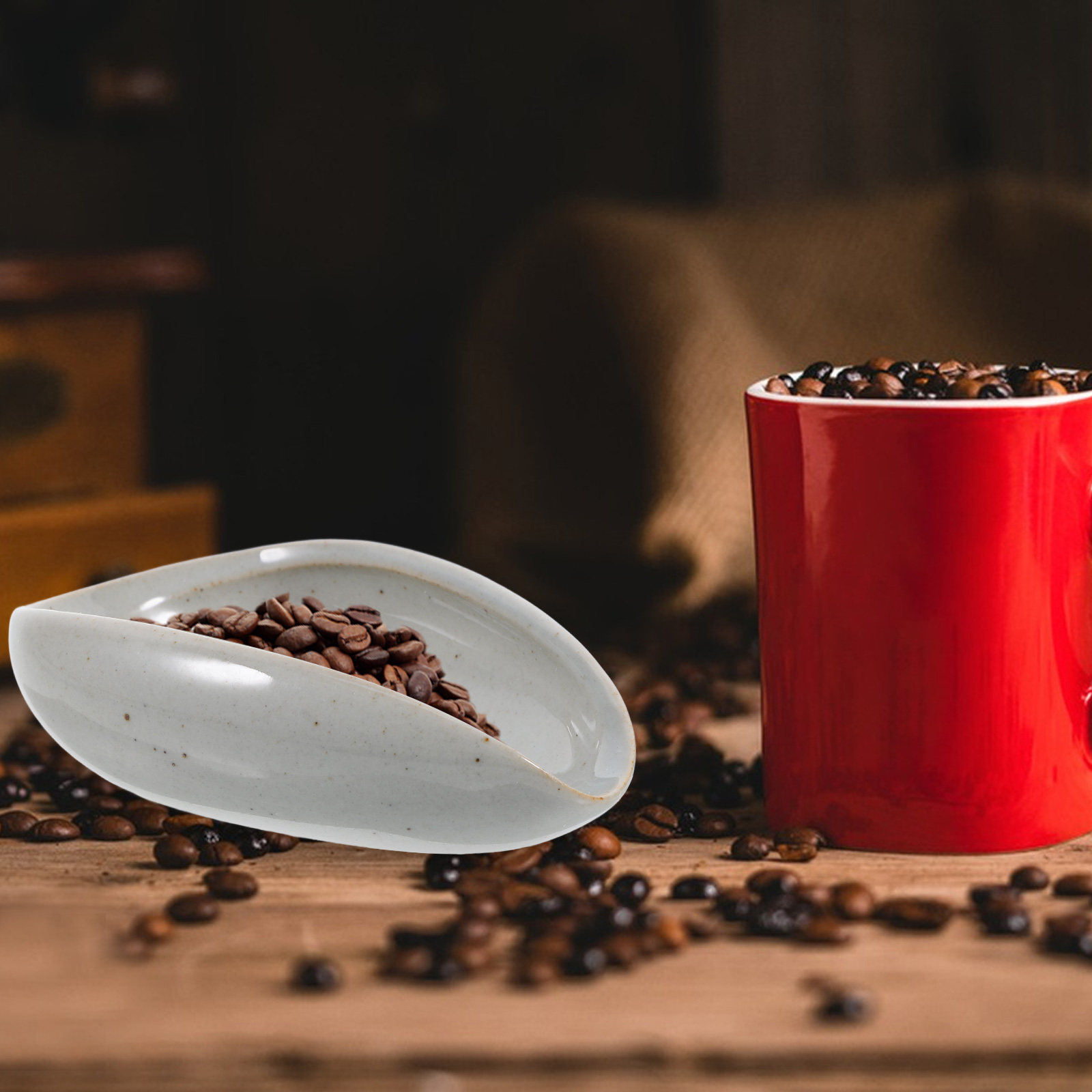 Bandeja Dosificadora de Granos - Coffee Tea Leaf reseña y precio