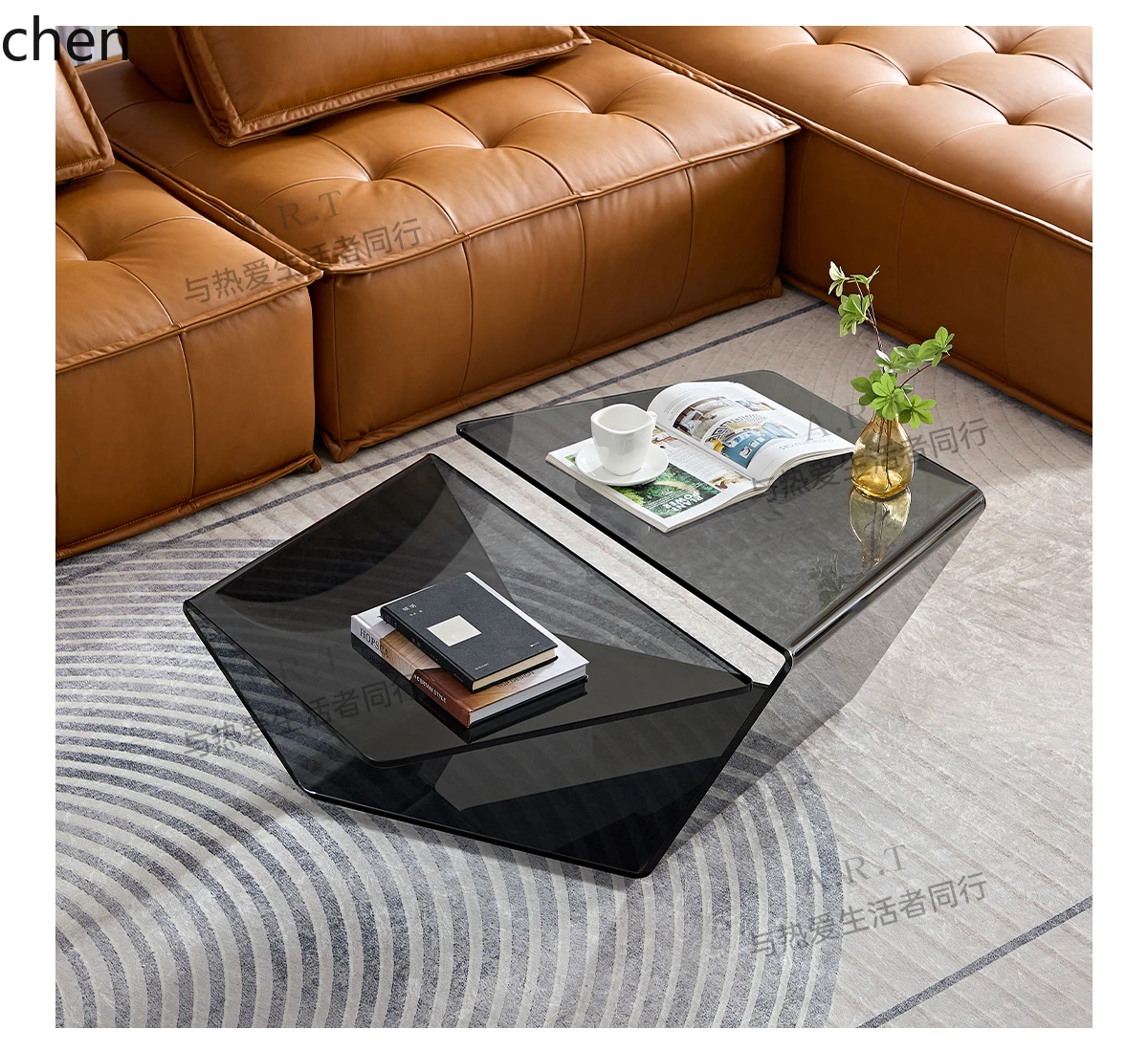 Mesa de Centro de Vidrio Creat - Coffee Tea Home reseña y precio