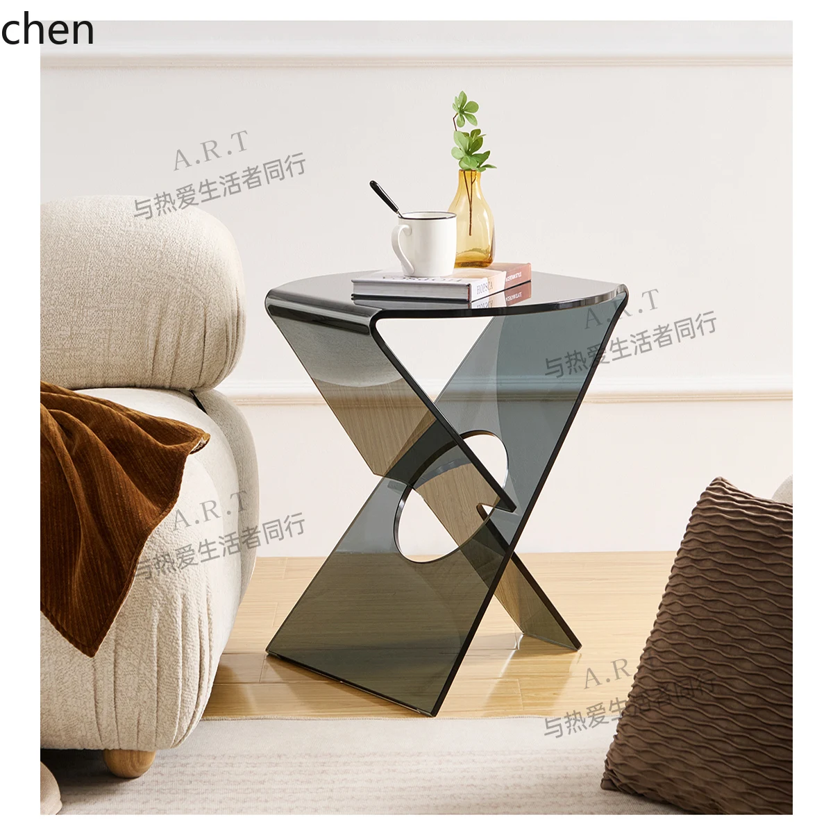 Mesa de Centro de Vidrio Creat - Coffee Tea Home reseña y precio