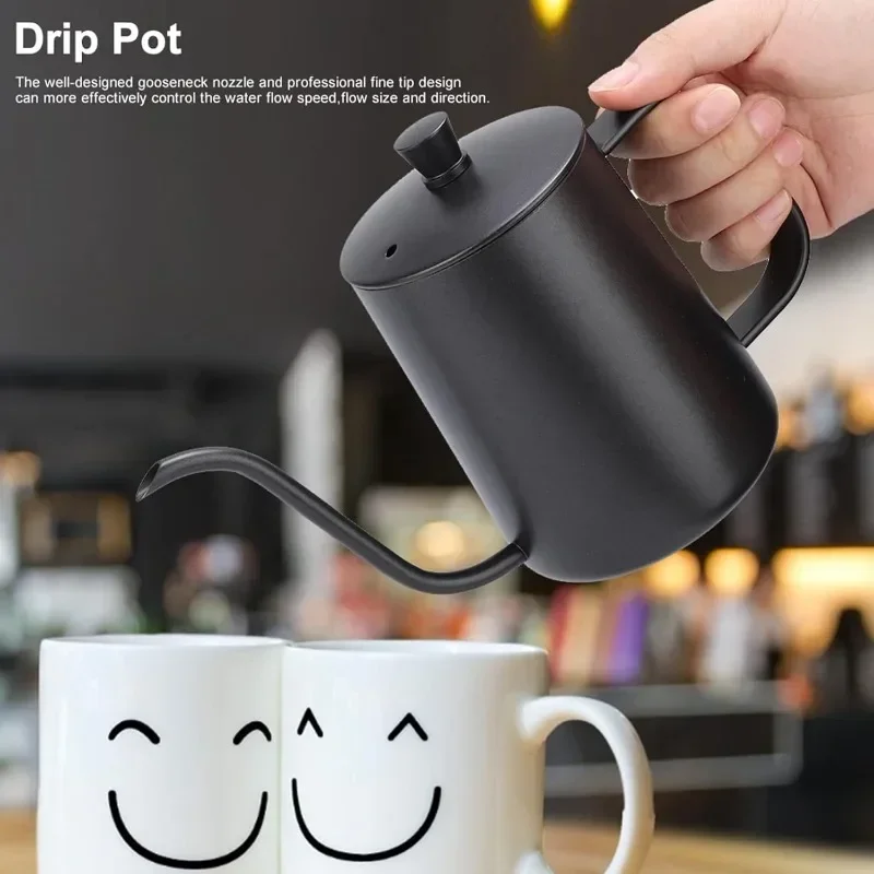 Tetera de goteo de acero inoxi - Coffee Tea Pot reseña y precio
