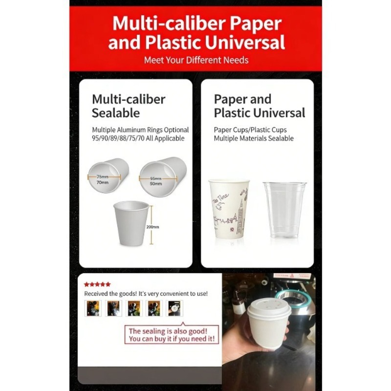 Máquina automática para sellar - Coffee Tea With Milk reseña y precio