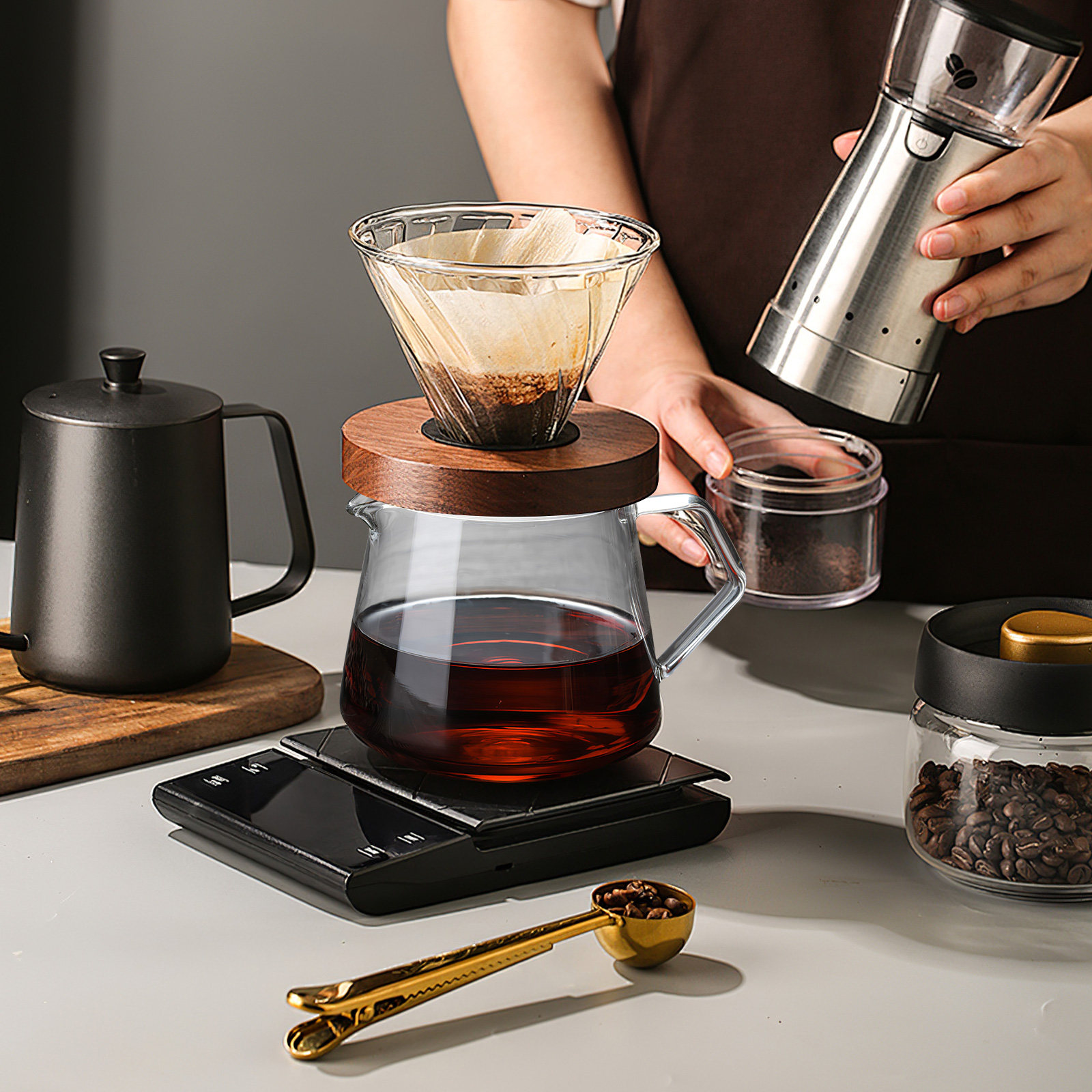 Jarra de Vidrio de Alta Clarid - Coffee Tea Home reseña y precio