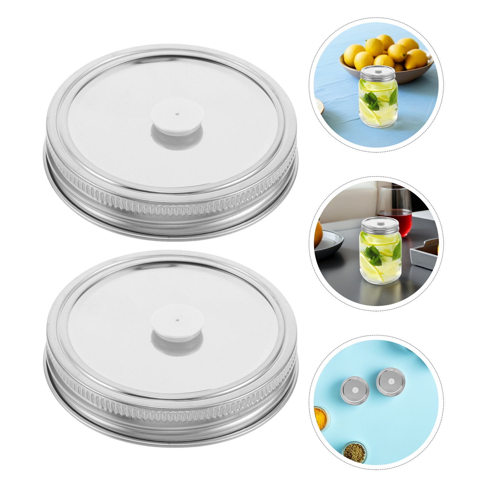 4 Tapas de Repuesto con Sellad - Coffee Tea Replacement reseña y precio