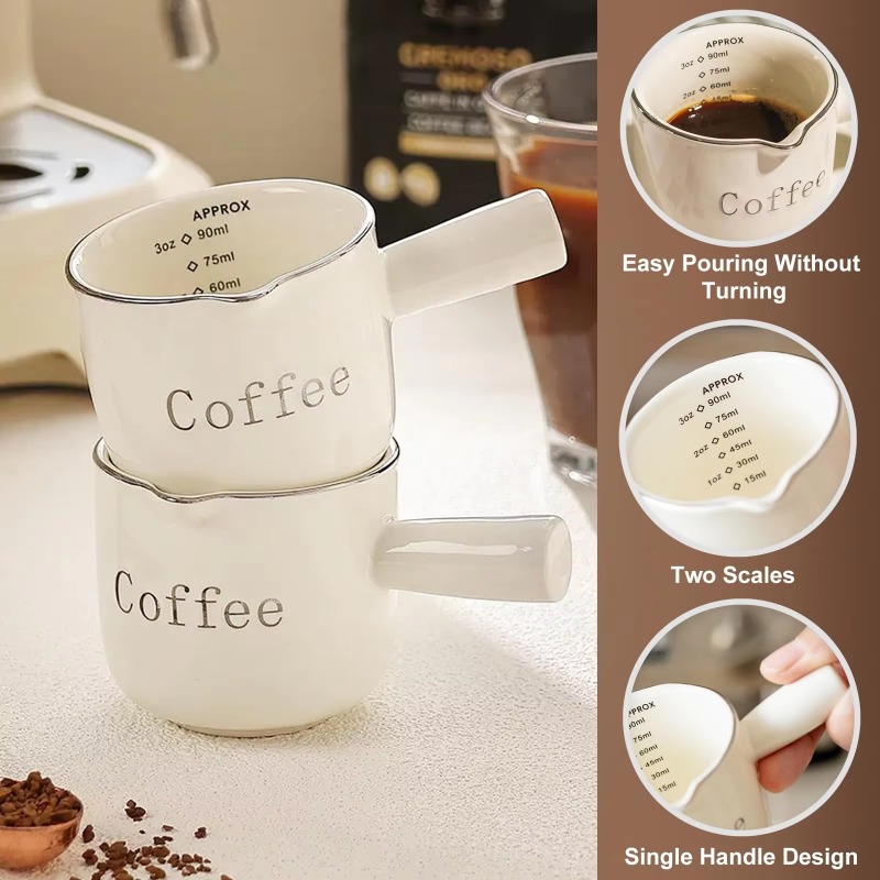 Mini taza de café de cerámica  - Coffee Tea With Milk reseña y precio