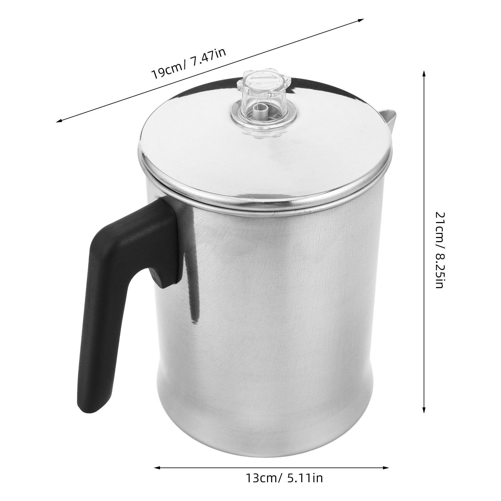 Cafetera de Aluminio de 1.8L,  - Coffee Tea Pot reseña y precio