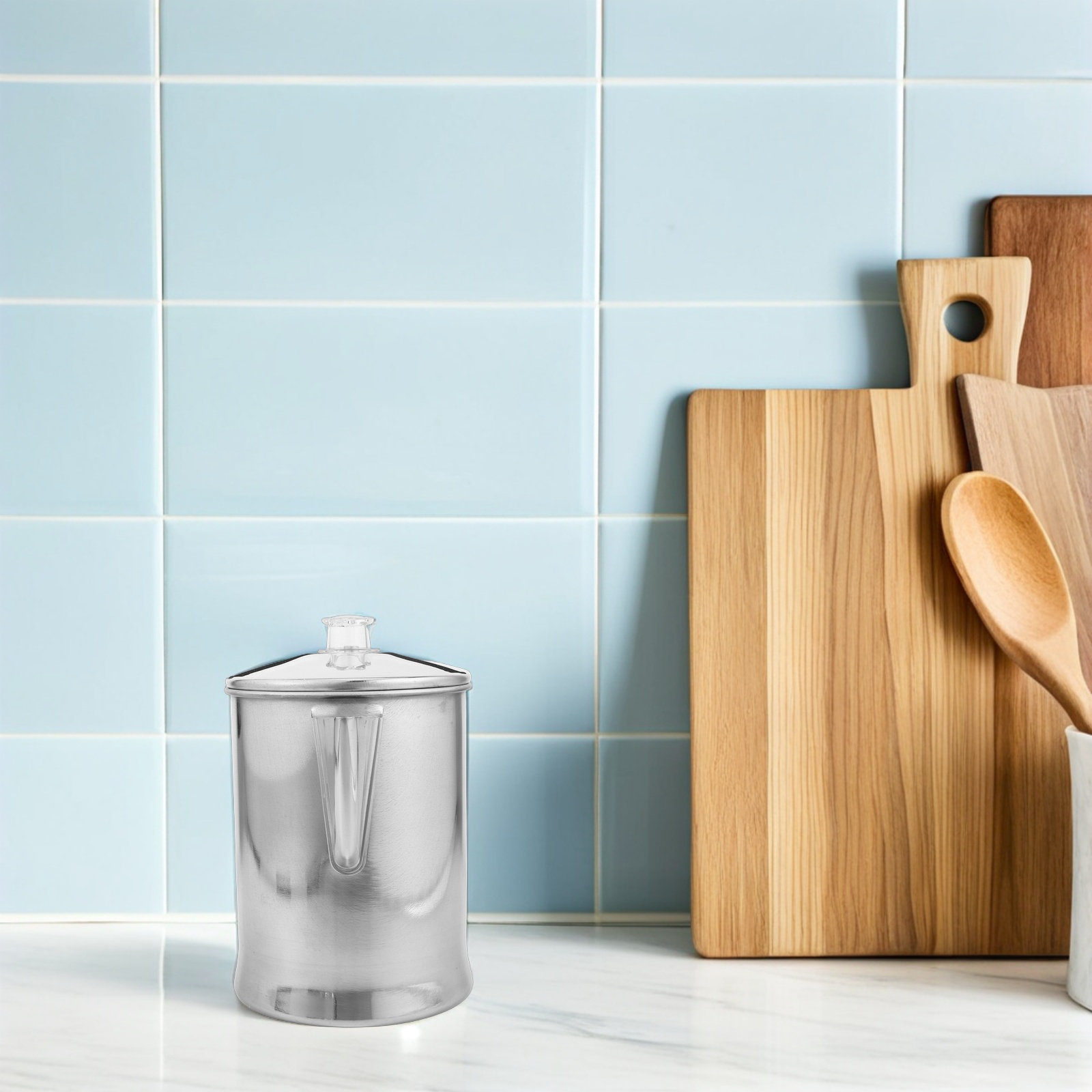 Cafetera de Aluminio de 1.8L,  - Coffee Tea Pot reseña y precio