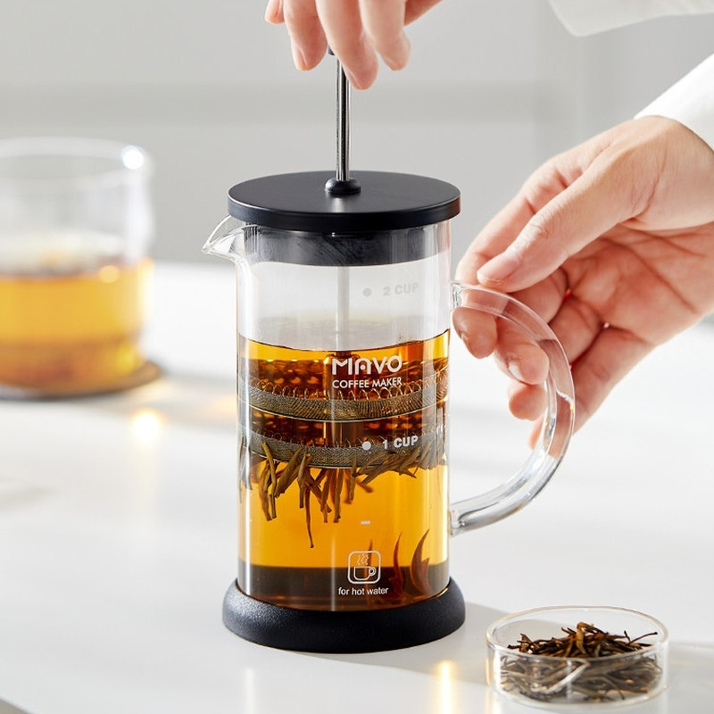 Cafetera francesa MAVO con fil - Coffee Tea Pot reseña y precio