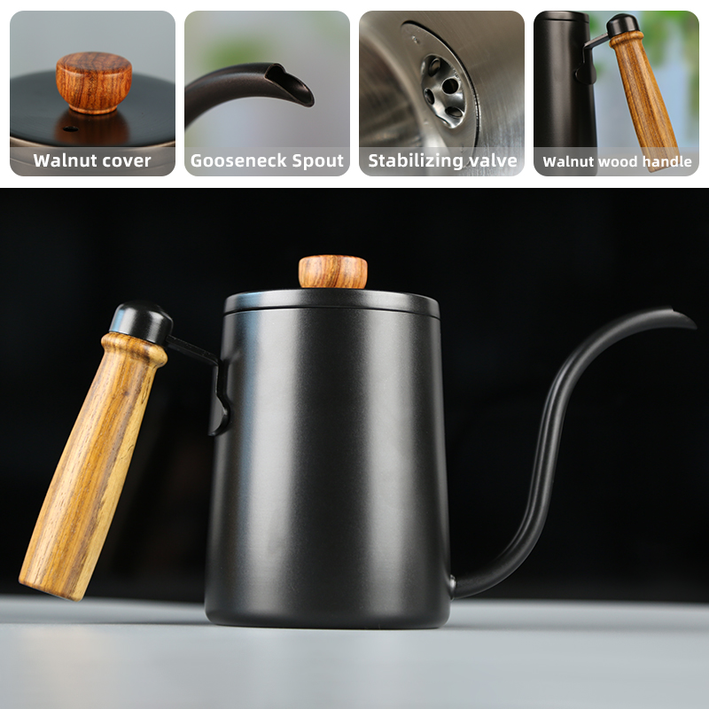 Tetera de acero inoxidable con - Coffee Tea Pot reseña y precio