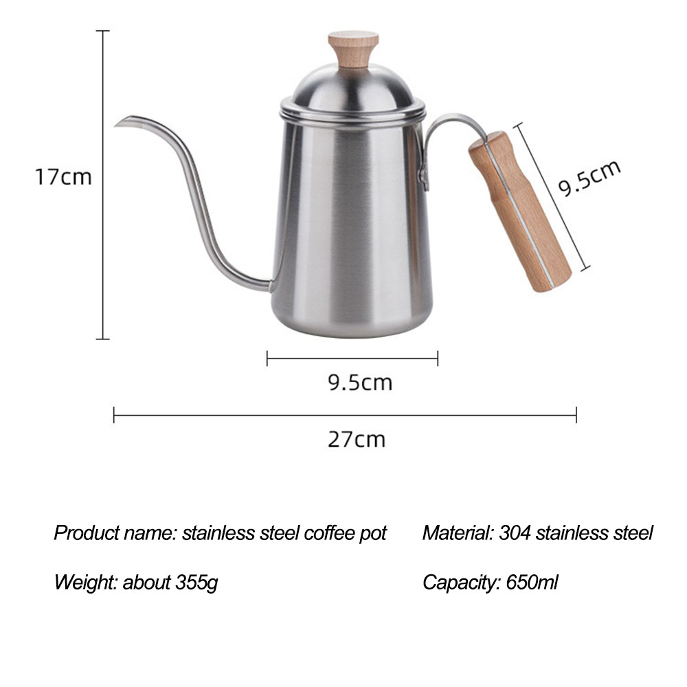 Hervidor de café con cuello de - Coffee Tea Pot reseña y precio