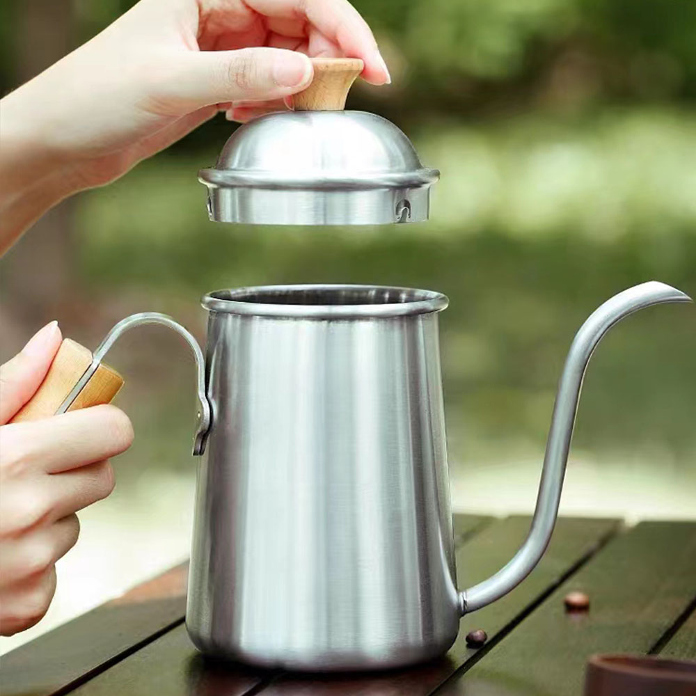 Hervidor de café con cuello de - Coffee Tea Pot reseña y precio