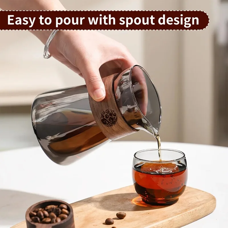 Jarra de café de vidrio de 1/2 - Coffee Tea Decanter reseña y precio
